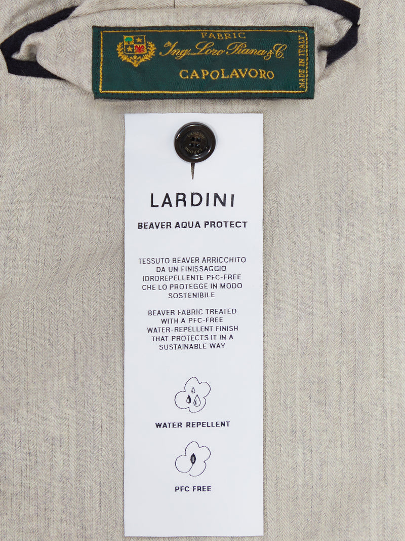GIACCA IN LANA BEAVER IDROREPELLENTE LORO PIANA