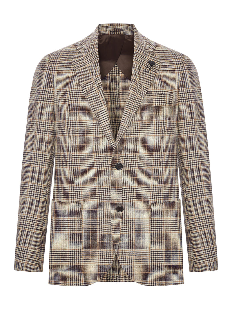 BLAZER SARTORIALE MONOPETTO IN LANA E CASHMERE
