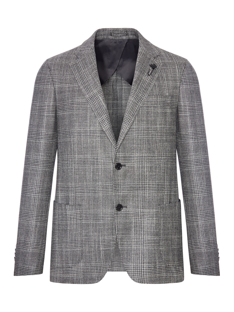 BLAZER SARTORIALE MONOPETTO IN LANA, SETA E CASHMERE