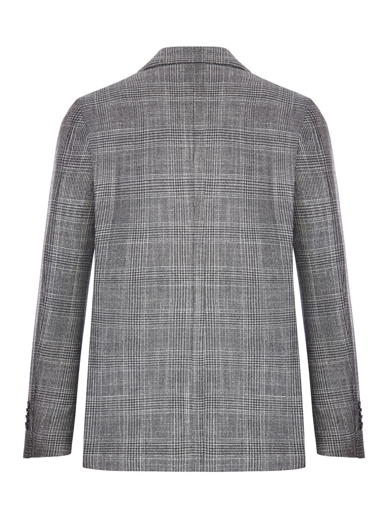 BLAZER SARTORIALE MONOPETTO IN LANA, SETA E CASHMERE