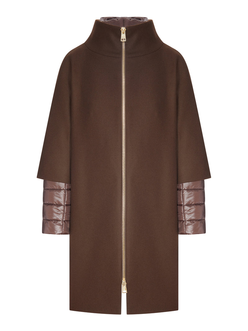 CAPPOTTO ULTRALEGGERO IN ECOWOOL E NYLON
