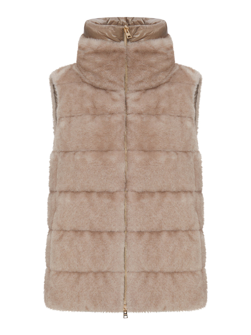 SMANICATO IN ECO-FUR CON ZIP