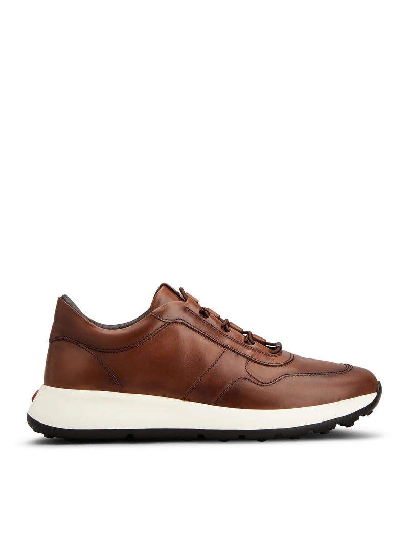 SNEAKERS RED DOT IN PELLE