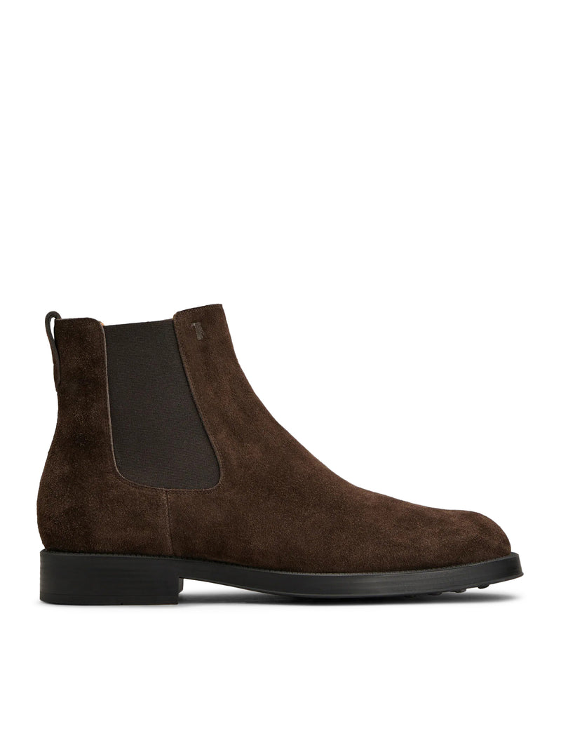 STIVALETTO CHELSEA IN PELLE SCAMOSCIATA