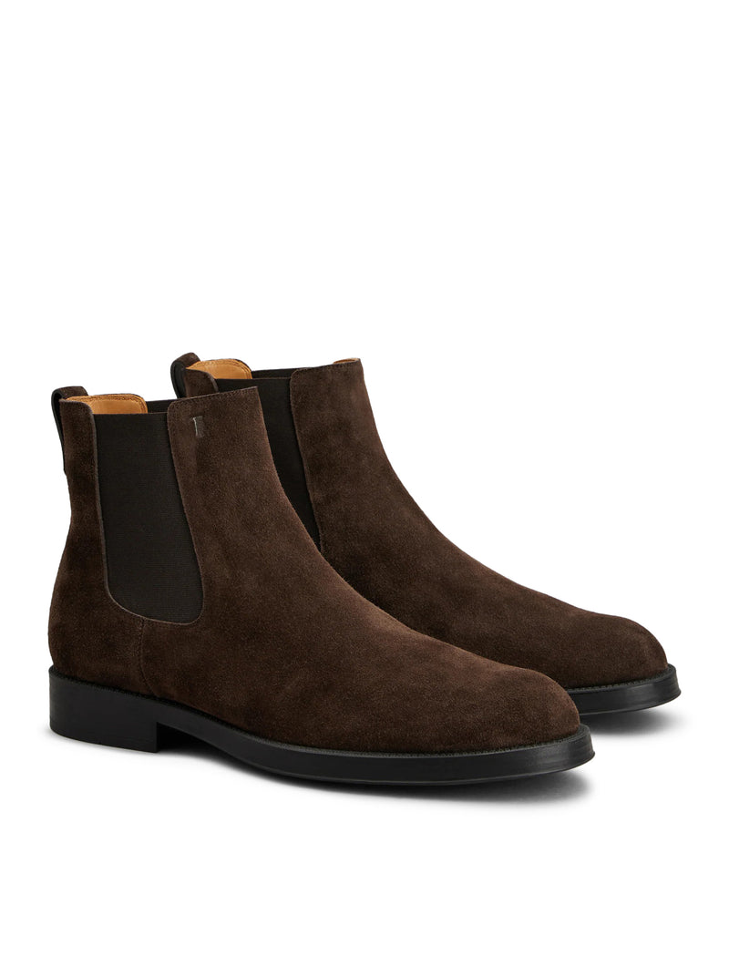 STIVALETTO CHELSEA IN PELLE SCAMOSCIATA