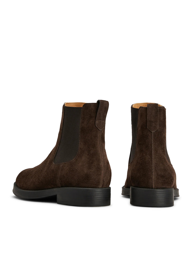 STIVALETTO CHELSEA IN PELLE SCAMOSCIATA