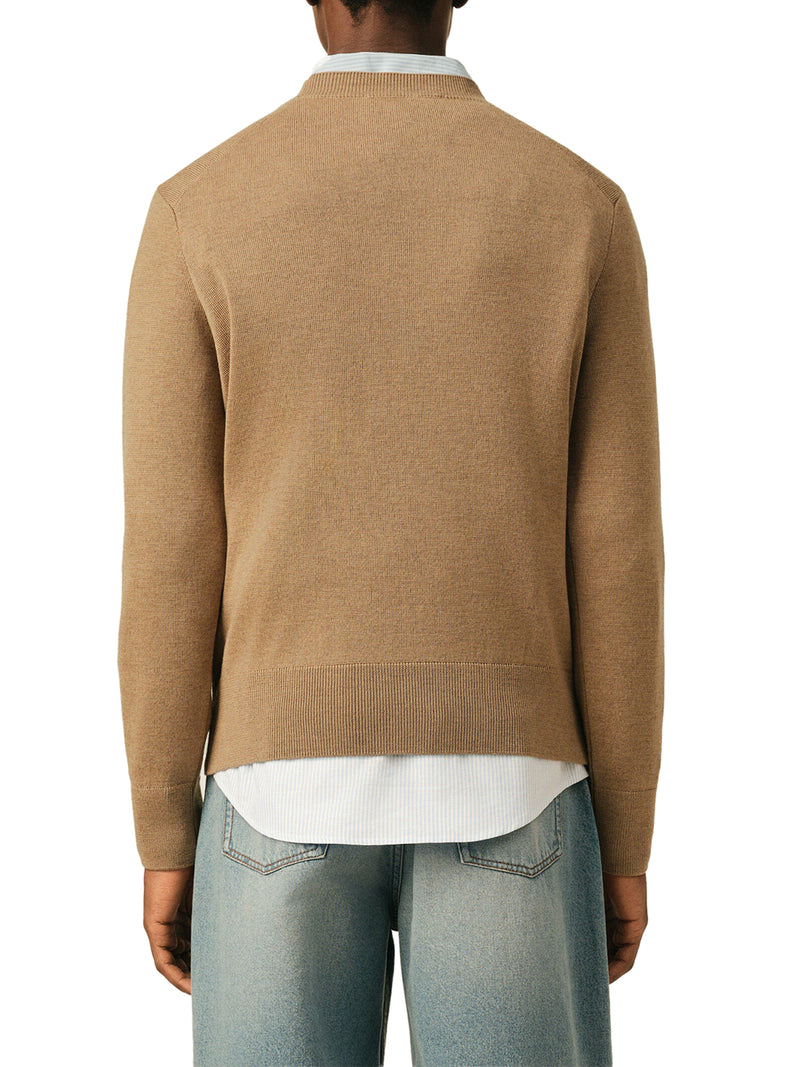 MAGLIA GIROCOLLO AMI DE COEUR IN LANA MERINO