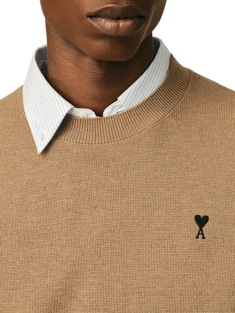MAGLIA GIROCOLLO AMI DE COEUR IN LANA MERINO