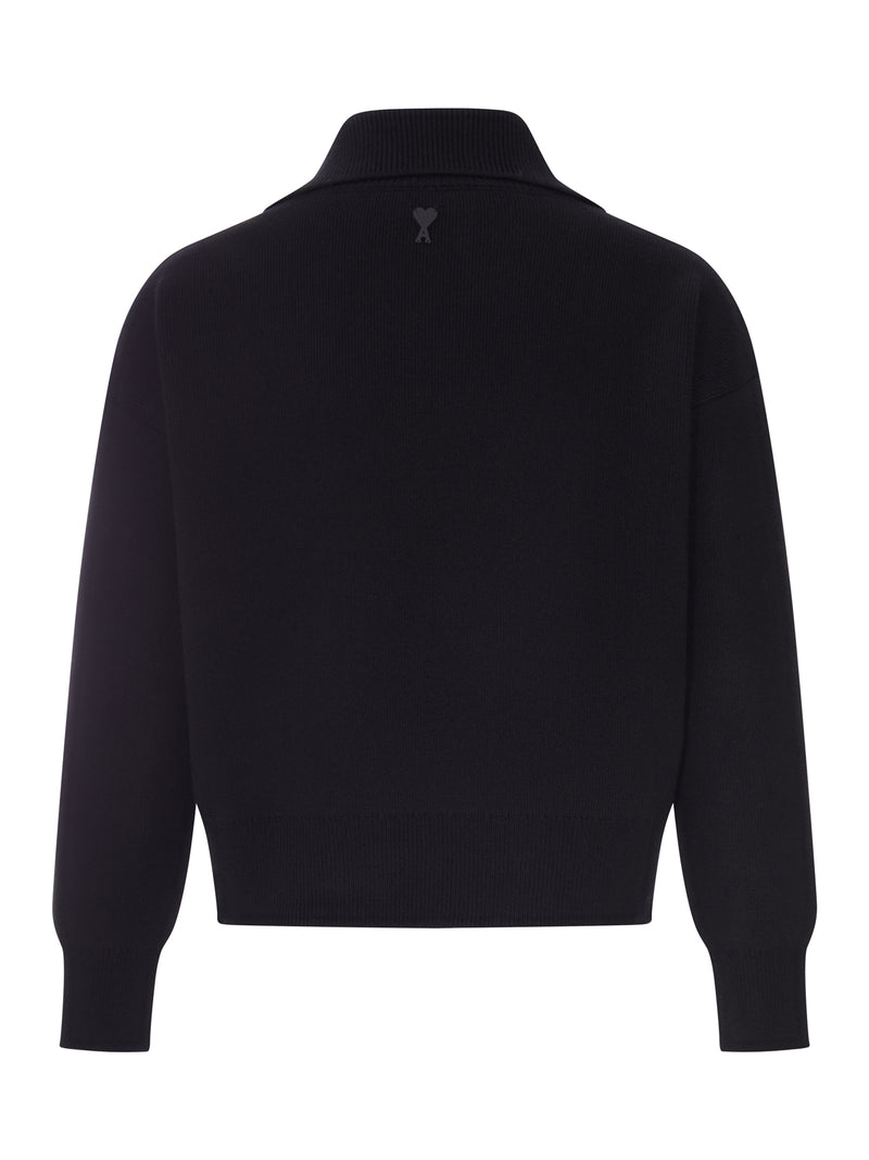 MAGLIA IN LANA CON COLLO POLO