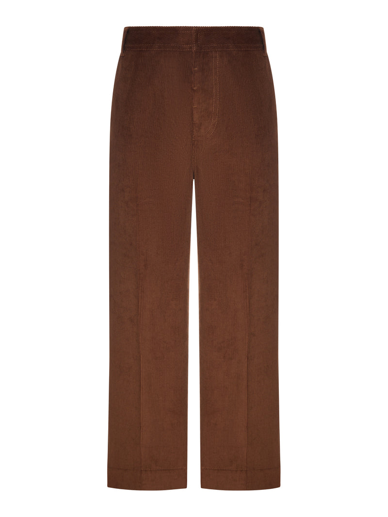 PANTALONI BAGGY IN VELLUTO