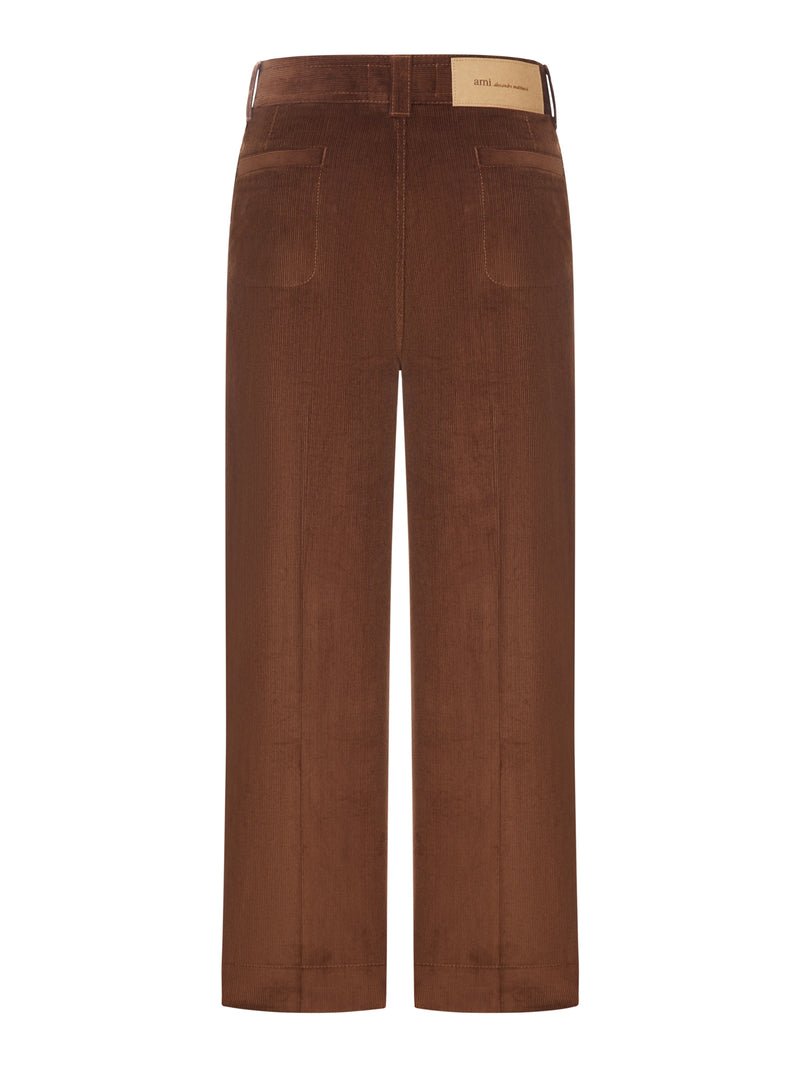 PANTALONI BAGGY IN VELLUTO