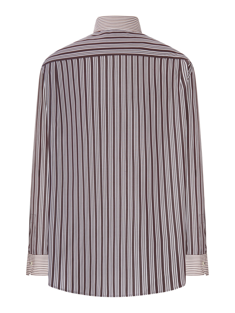 CAMICIA WINCHESTER IN POPELINE DI COTONE A RIGHE