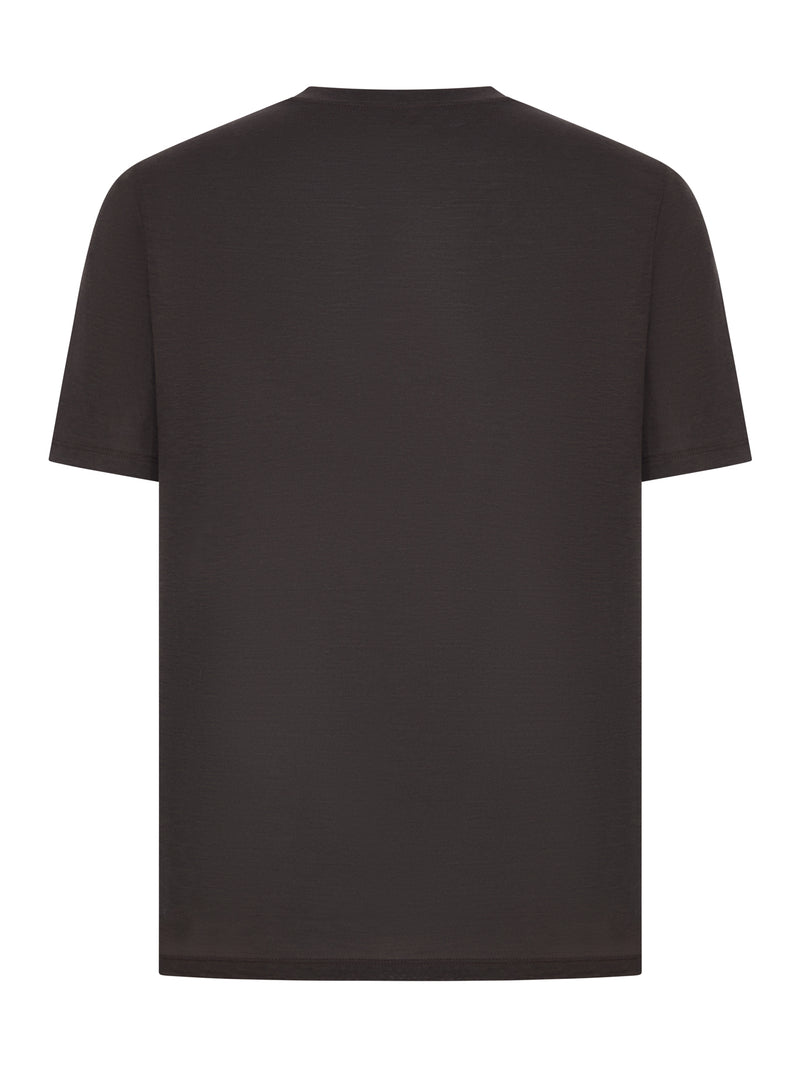 T-SHIRT CASSANDRE IN SETA E COTONE