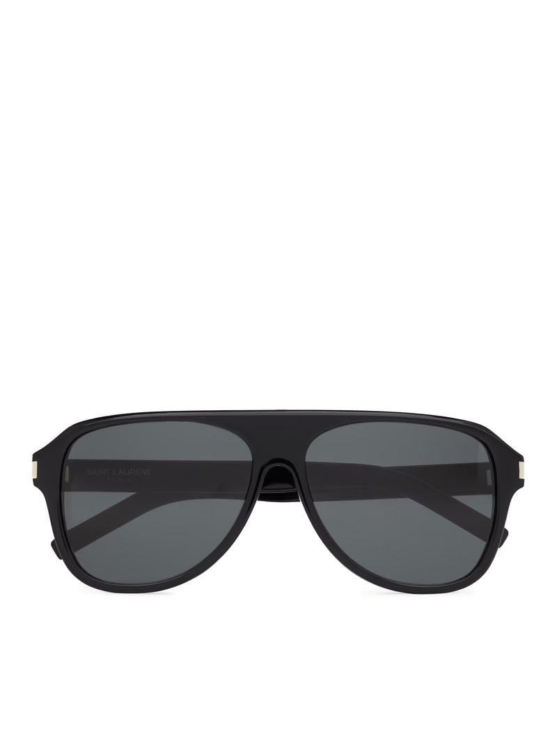OCCHIALI DA SOLE AVIATOR CON MONTATURA IN ACETATO E LENTI IN NYLON