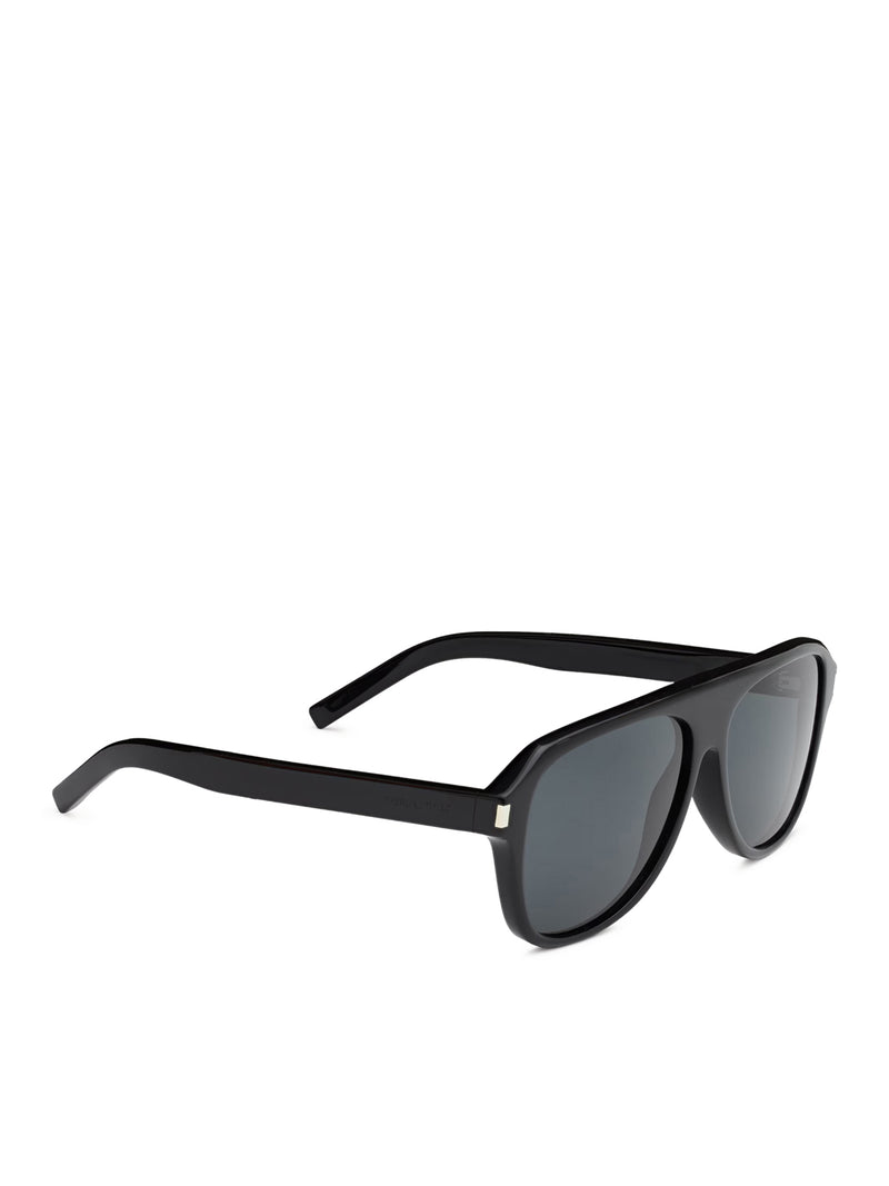 OCCHIALI DA SOLE AVIATOR CON MONTATURA IN ACETATO E LENTI IN NYLON