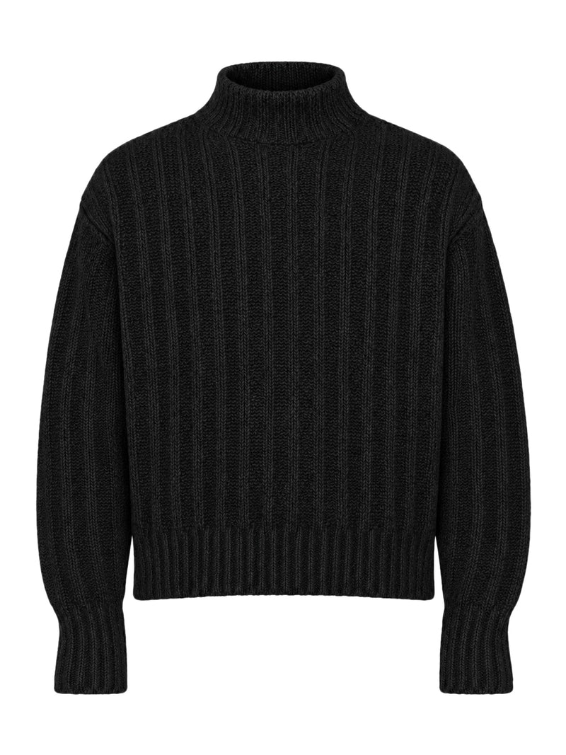 MAGLIONE A COLLO ALTO IN MAGLIA