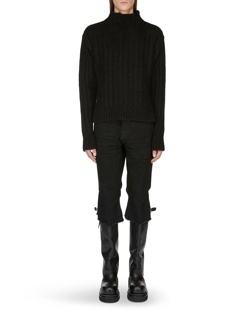 MAGLIONE A COLLO ALTO IN MAGLIA