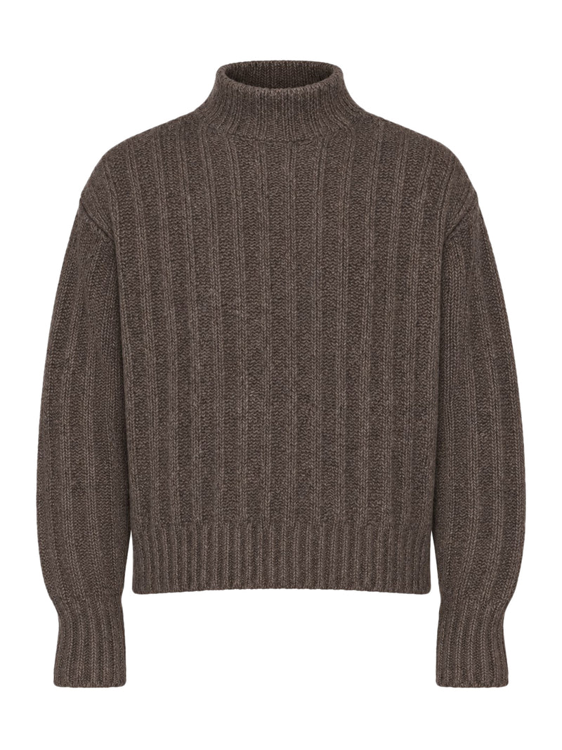 MAGLIONE A COLLO ALTO IN MAGLIA