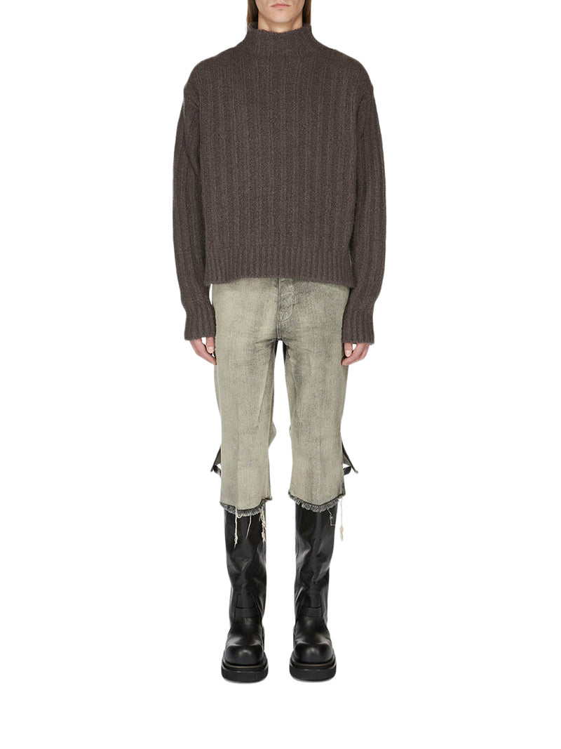 MAGLIONE A COLLO ALTO IN MAGLIA