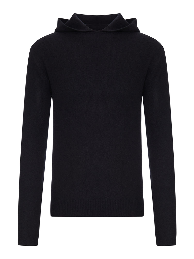 MAGLIA CON CAPPUCCIO IN MAGLIA