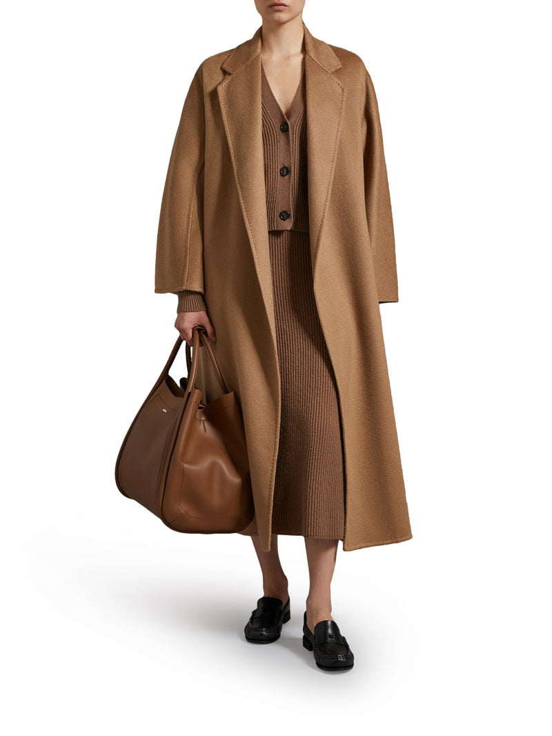 CAPPOTTO LUDMILLA IN LANA CON CINTURA IN VITA