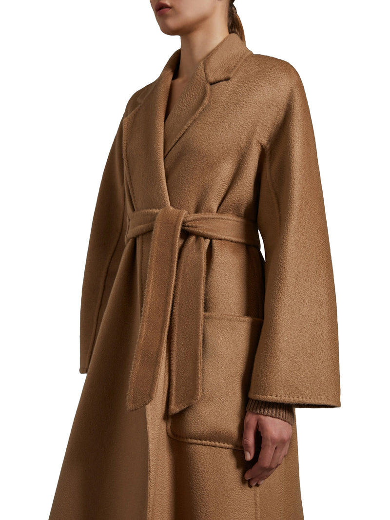CAPPOTTO LUDMILLA IN LANA CON CINTURA IN VITA