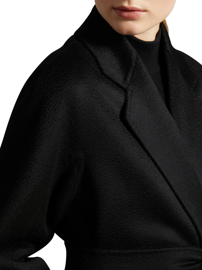 CAPPOTTO LUDMILLA IN LANA CON CINTURA IN VITA