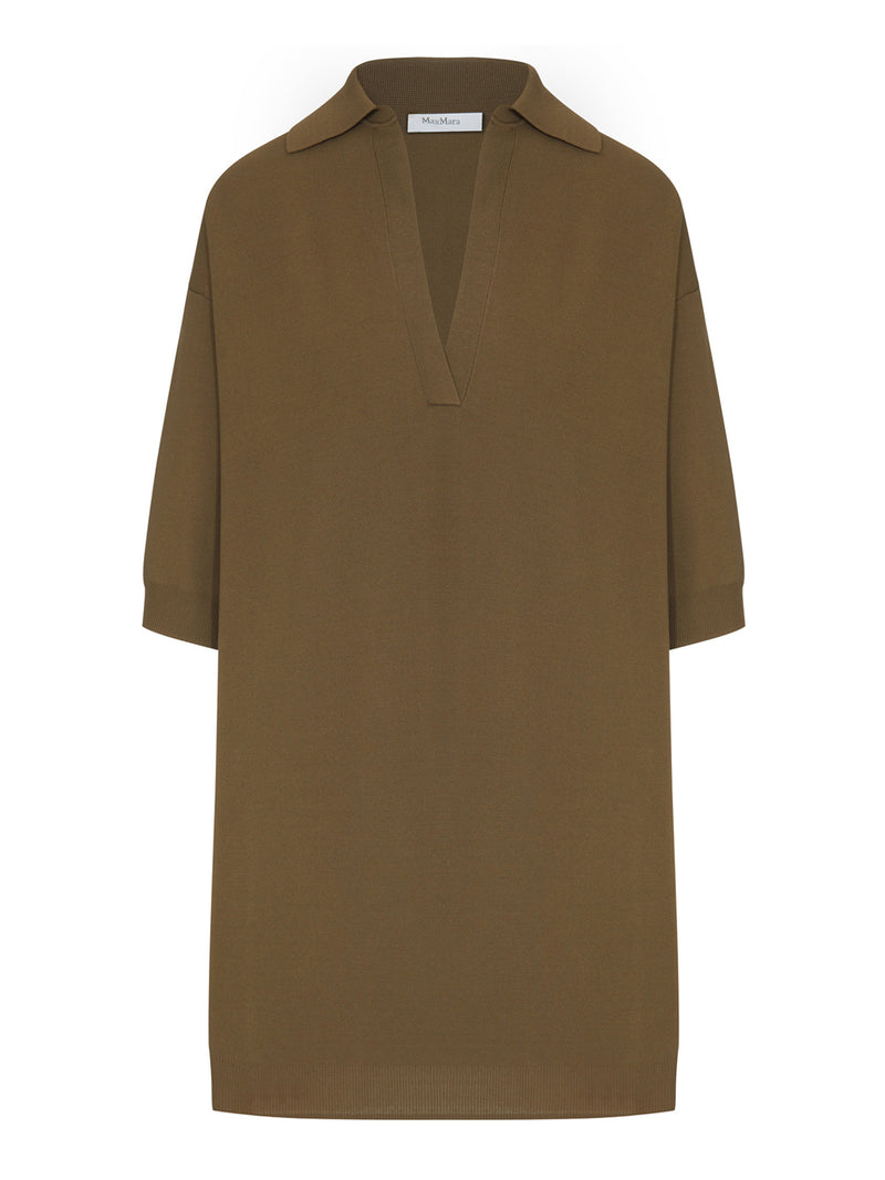 MAGLIA LUNGA IN VISCOSA CRÊPE