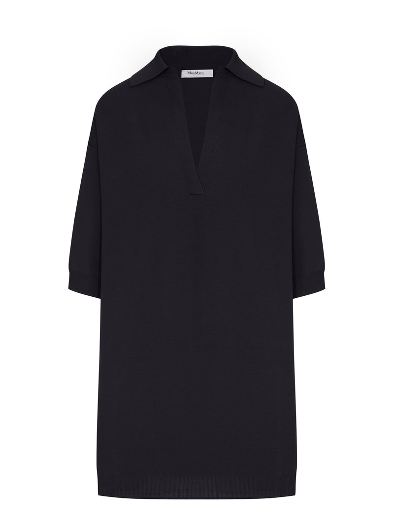 MAGLIA LUNGA IN VISCOSA CRÊPE