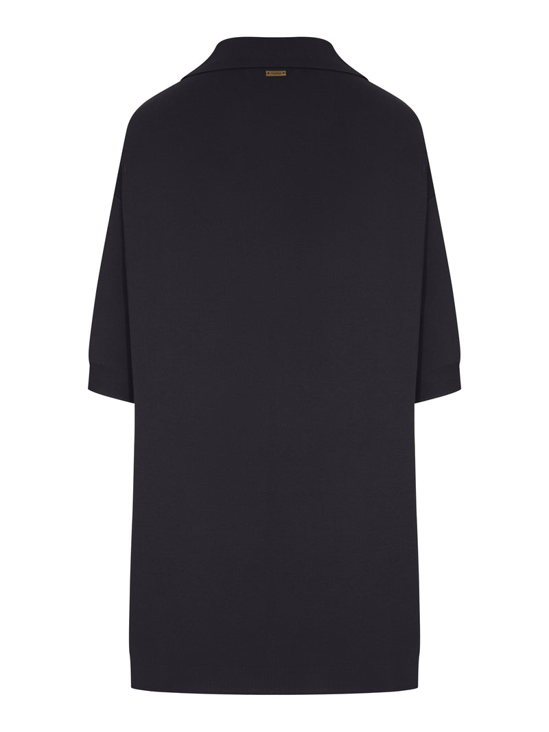 MAGLIA LUNGA IN VISCOSA CRÊPE