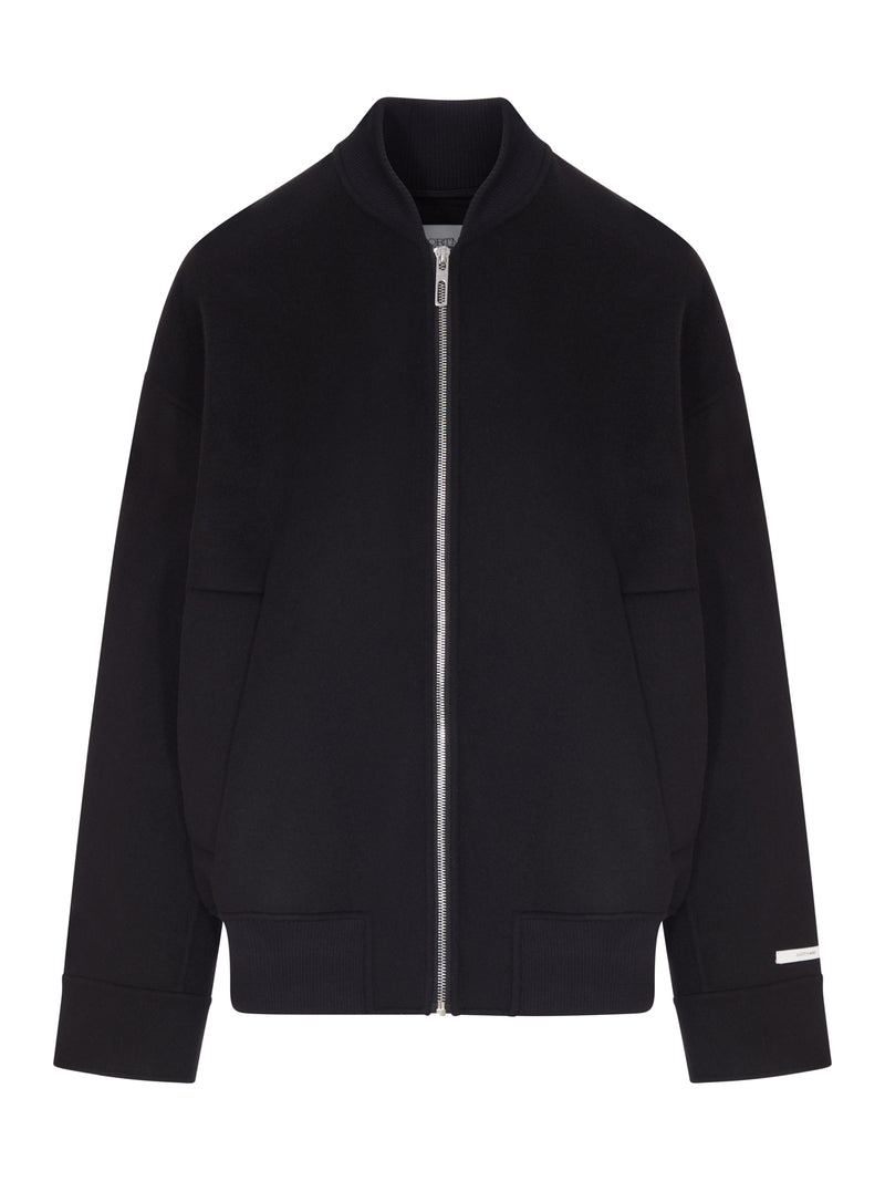 BOMBER IN DOUBLE DI PURA LANA