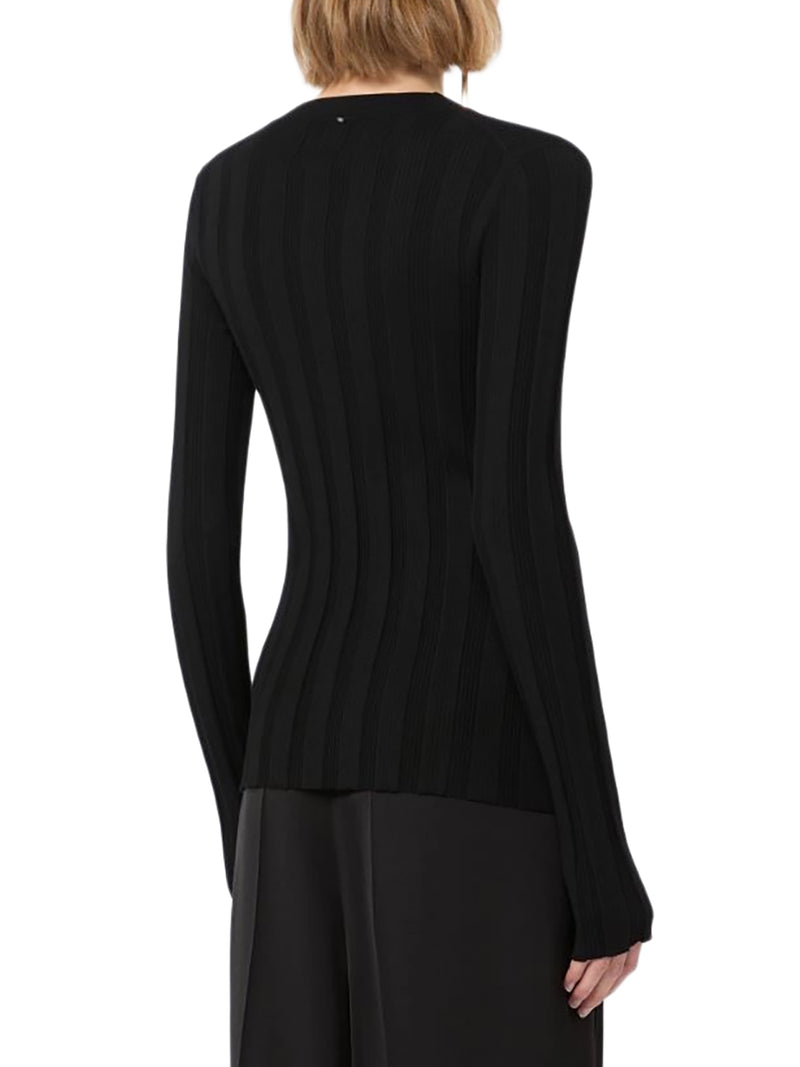 CARDIGAN SLIM A COSTE IN VISCOSA
