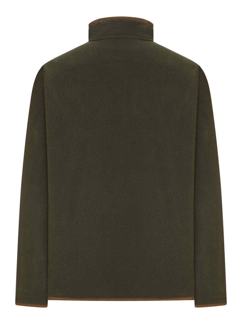 GIACCA IN PILE CON ZIP E PROFILI A CONTRASTO