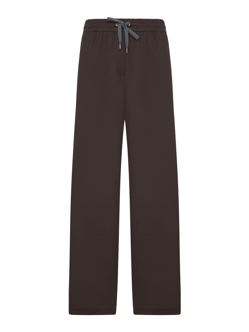 PANTALONI WIDE LEG CON COULISSE