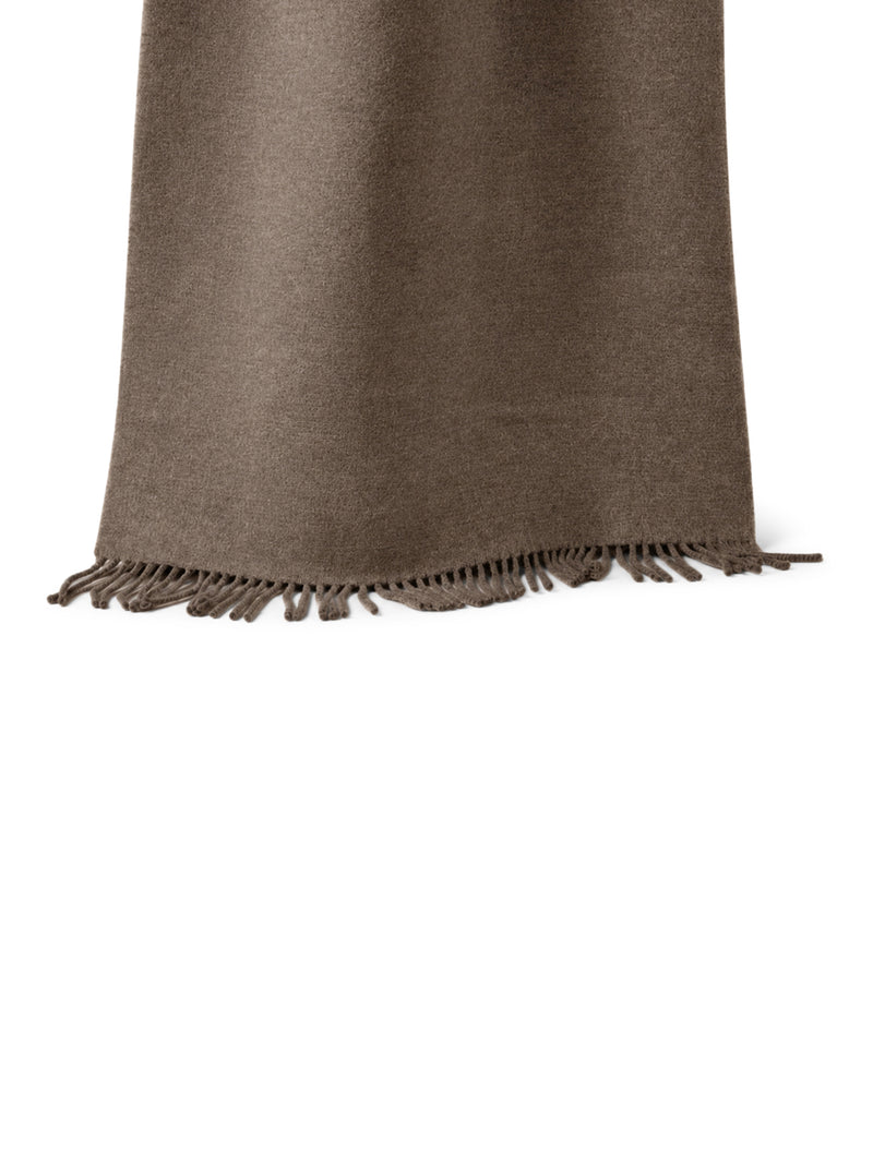 SCIARPA IN MAGLIA DI LANA E CASHMERE CON CAPPUCCIO