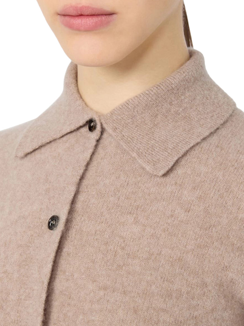 CARDIGAN CON COLLETTO