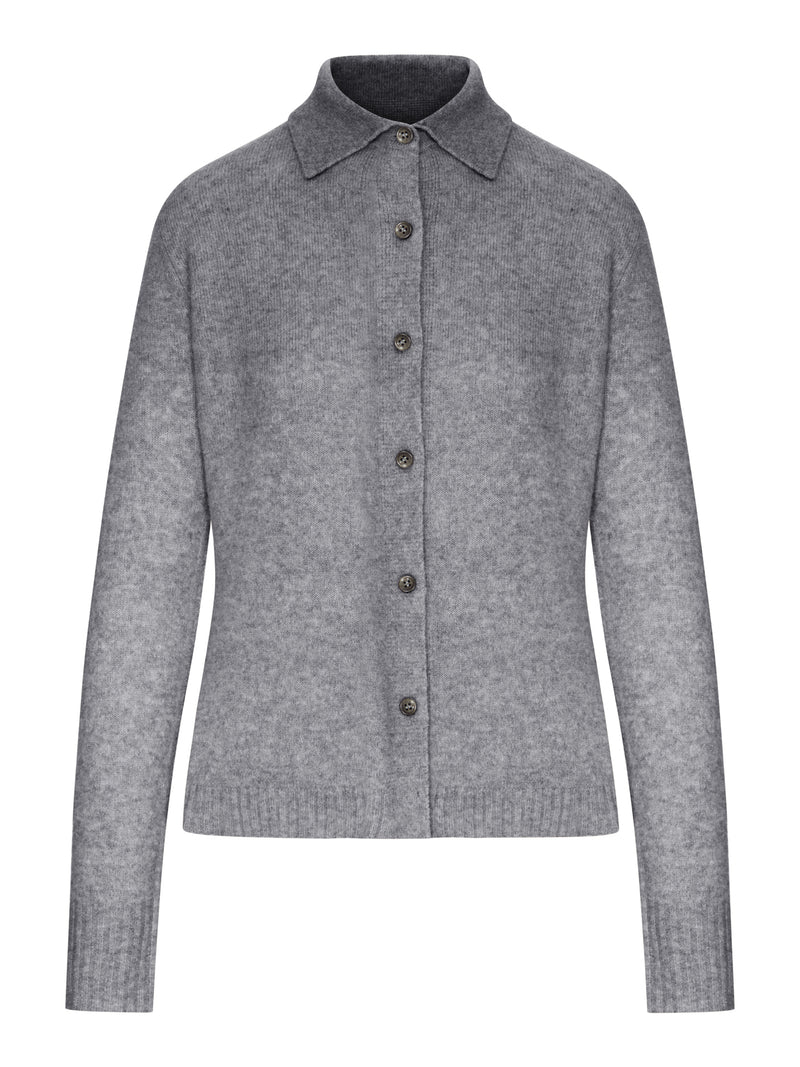CARDIGAN CON COLLETTO