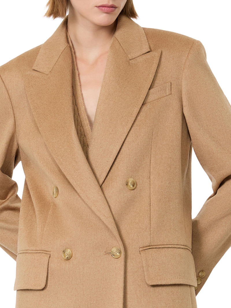 OLIMPIA JACKET IN CAMMELLO ZIBELLINATO