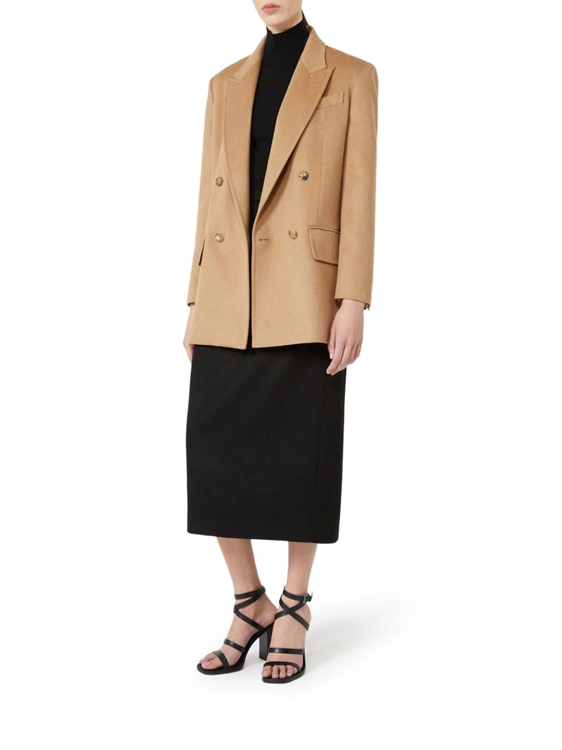 OLIMPIA JACKET IN CAMMELLO ZIBELLINATO