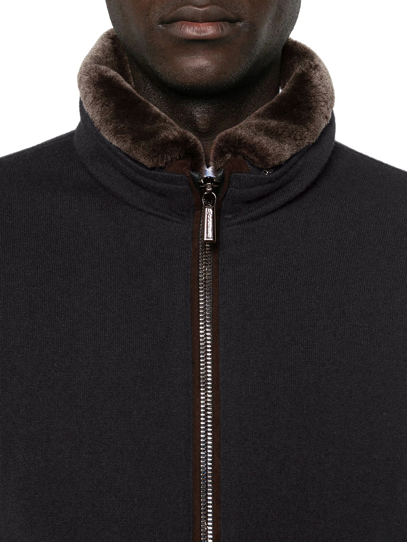 BOMBER BELLATI IN CASHEMERE E SETA