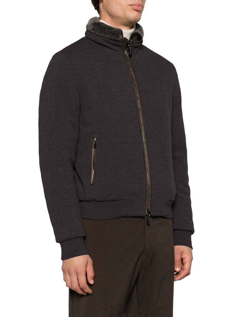 BOMBER BELLATI IN CASHEMERE E SETA