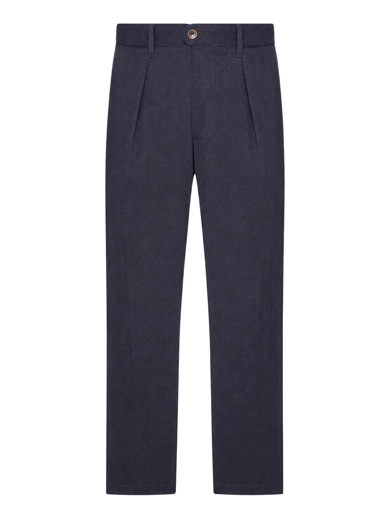 PANTALONI SARTORIALI A GAMBA DRITTA CON REGOLATORI LATERALI