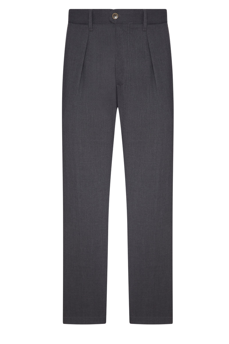 PANTALONI SARTORIALI A GAMBA DRITTA CON REGOLATORI LATERALI