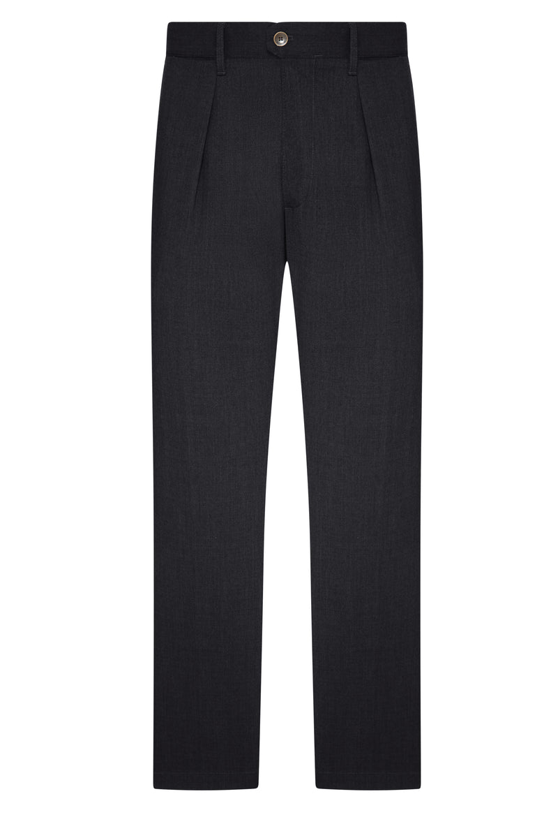 PANTALONI SARTORIALI A GAMBA DRITTA CON REGOLATORI LATERALI