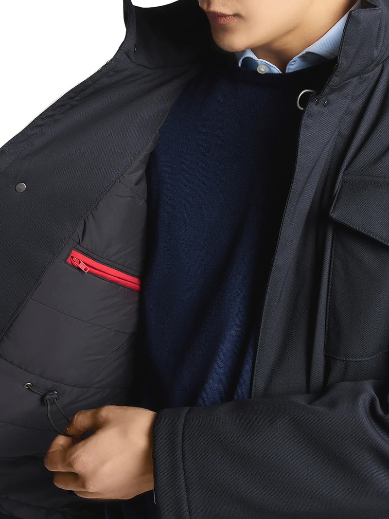 FIELD JACKET TRAVEL IN LANA STRETCH