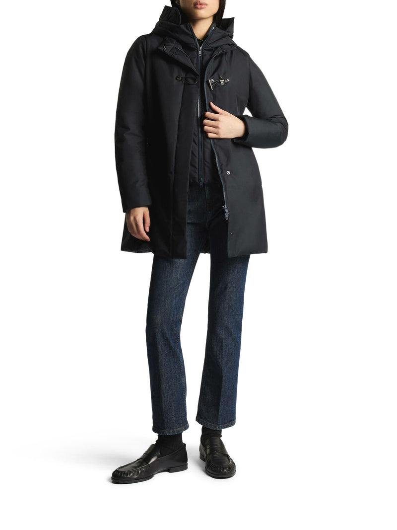 TOGGLE COAT IN GABARDINE TECNICO