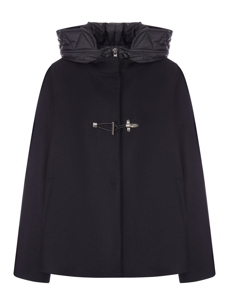 CAPPA TOGGLE COAT IN PANNO GARZATO DI LANA E CASHMERE