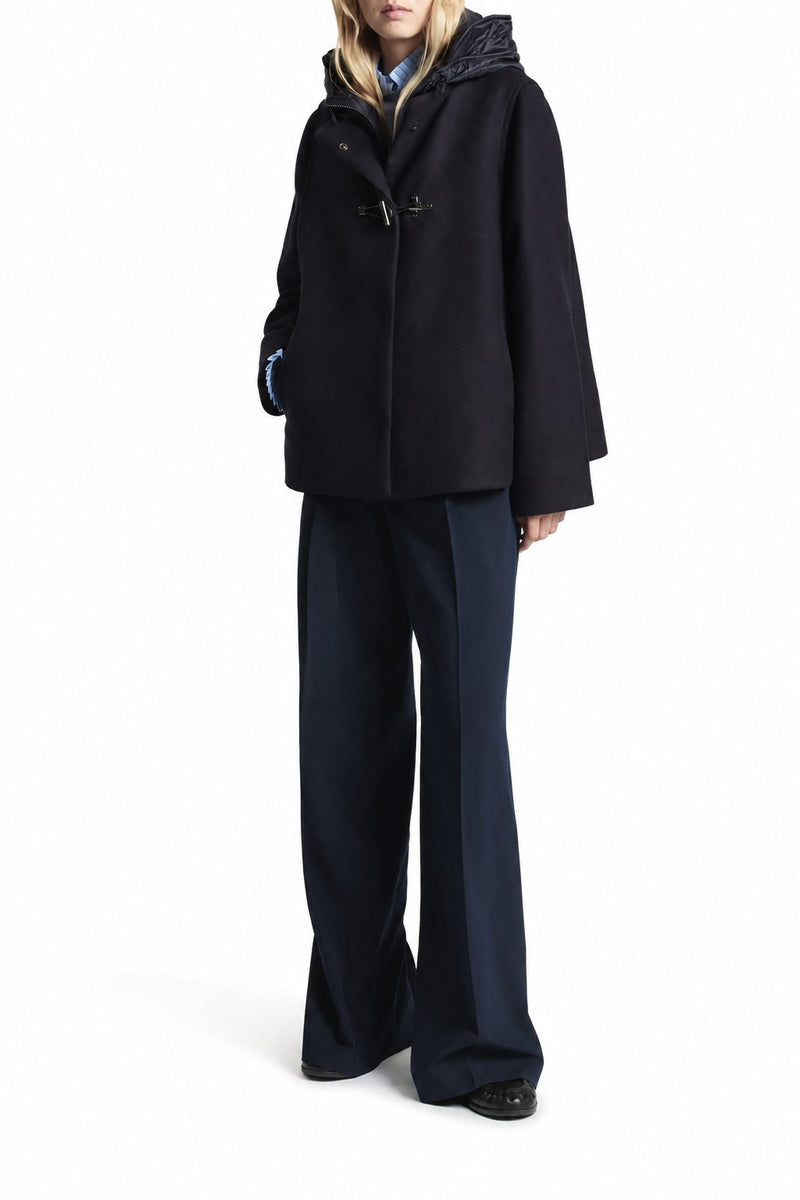 CAPPA TOGGLE COAT IN PANNO GARZATO DI LANA E CASHMERE