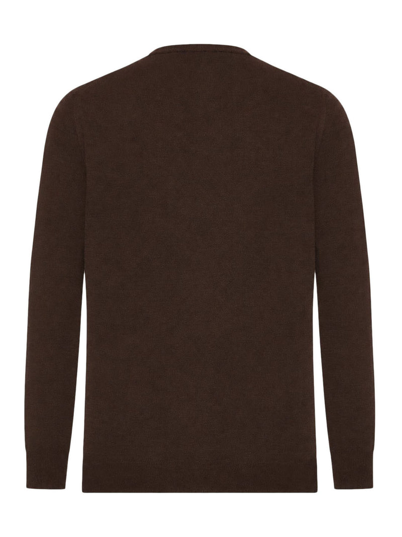 MAGLIA GIROCOLLO IN LANA FINE PETTINATA