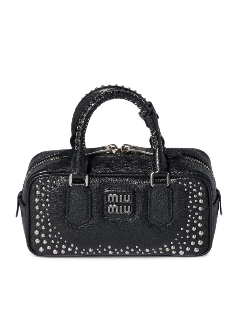 BORSA ARCADIE IN PELLE CON BORCHIE